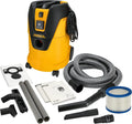 MIRKA Nass- und Trockensauger 25L mit Adapter und Düsen, 1000W, Schwarz/Gelb